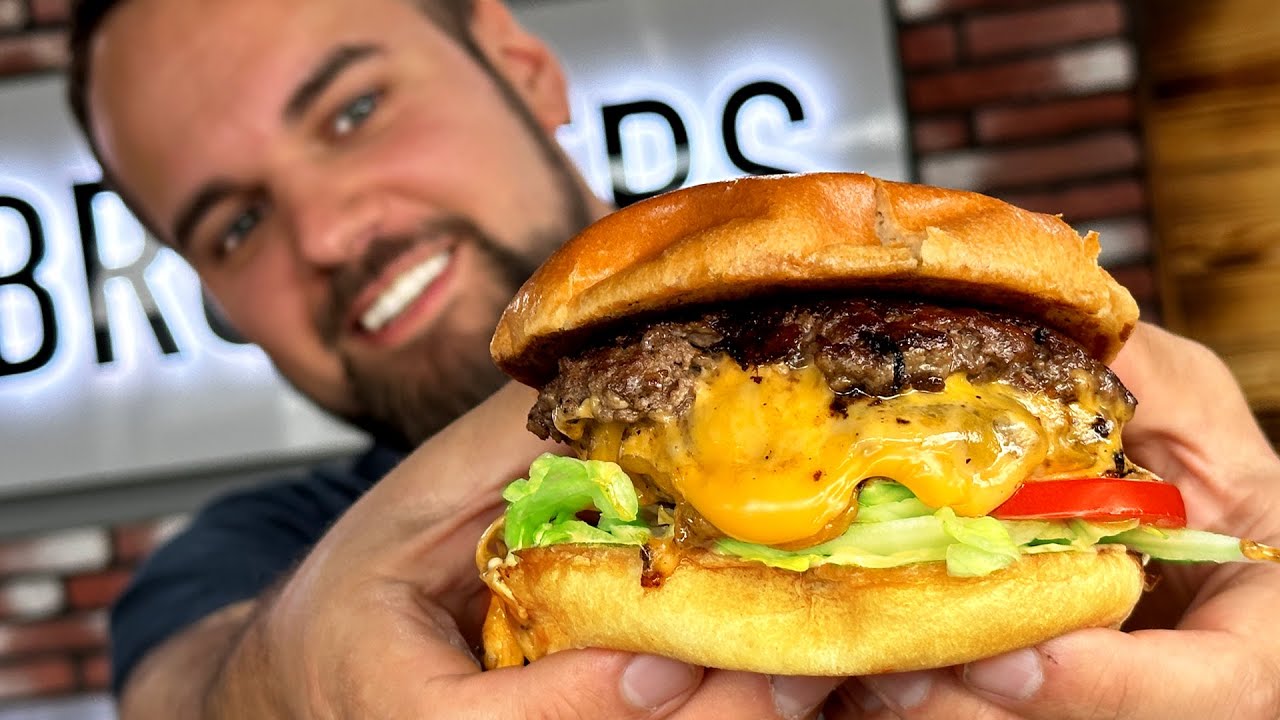 Smashed Burger mit Mayo-Trick